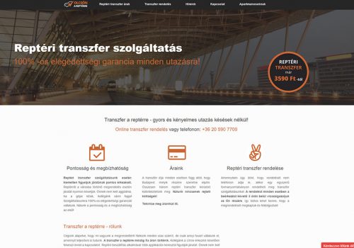 transzferarepterre weblapkészítés referencia