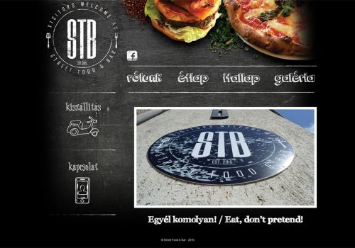 weblapkészítés - STB Street Food & Bar Pécs