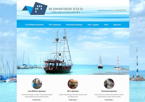 Weboldal készítés a Bujdosó Beruházás részére