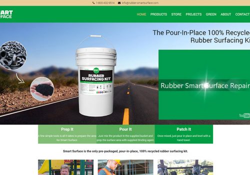 Webáruház készítés a Rubber Smart-Surface LLC részére