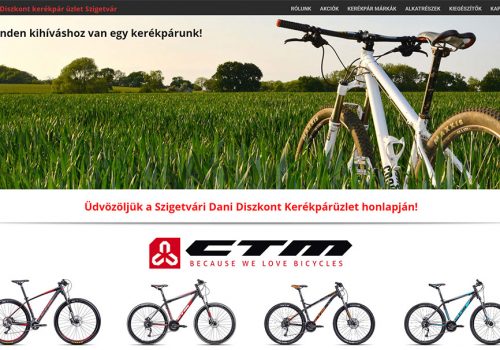 Katalógus weblap készítés a Dani Diszkont részére