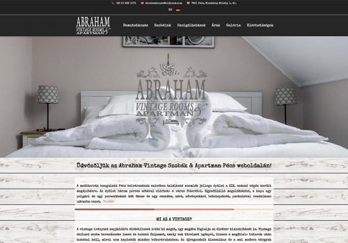 weblapkészítés az abraham vintage részére