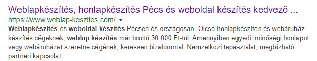 A Google bővítette a Meta Description Tag megengedett hosszát 2018.