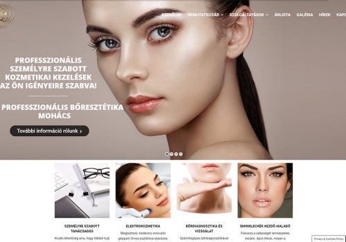 Weboldal készítés a Q10 Professzionális Bőresztétika részére