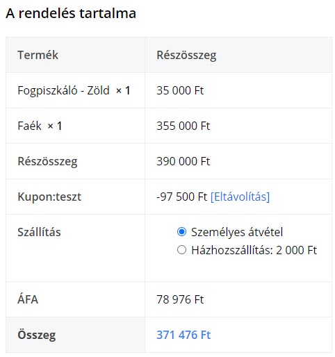 Kuponok használata WooCommerce 04