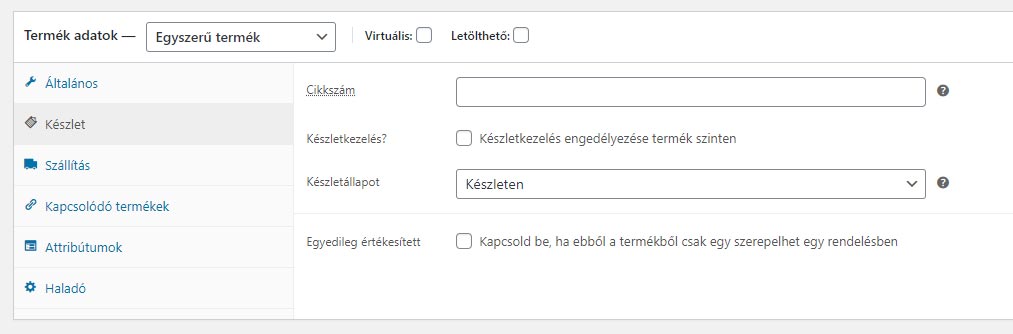 WooCommerce webáruház segédlet és kezelési útmutató 04