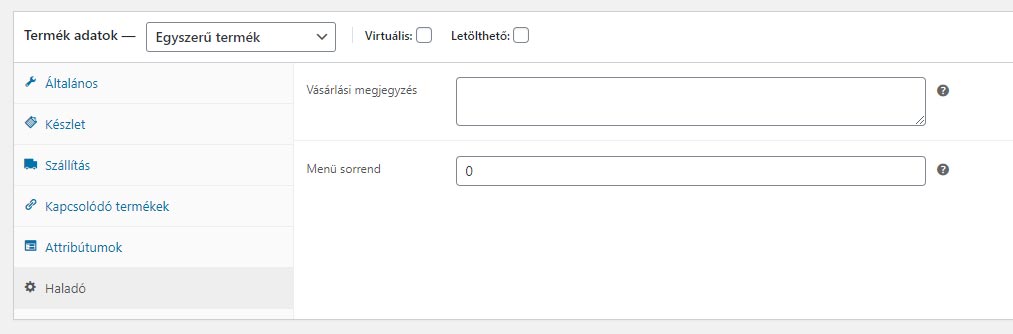 WooCommerce webáruház segédlet és kezelési útmutató 07