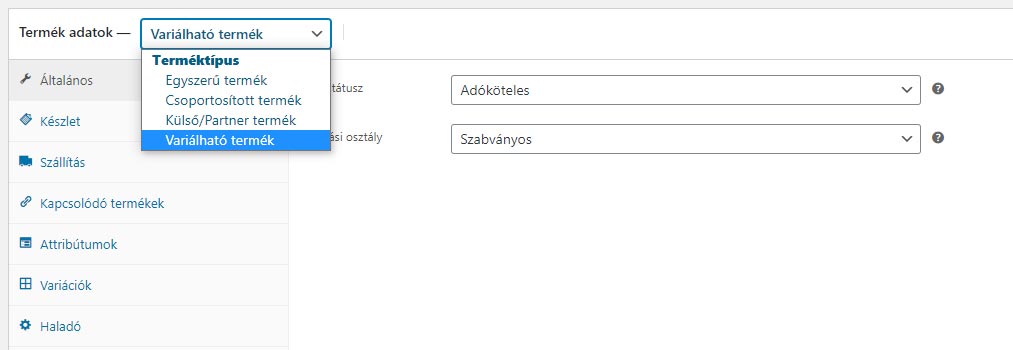 WooCommerce webáruház segédlet és kezelési útmutató 08