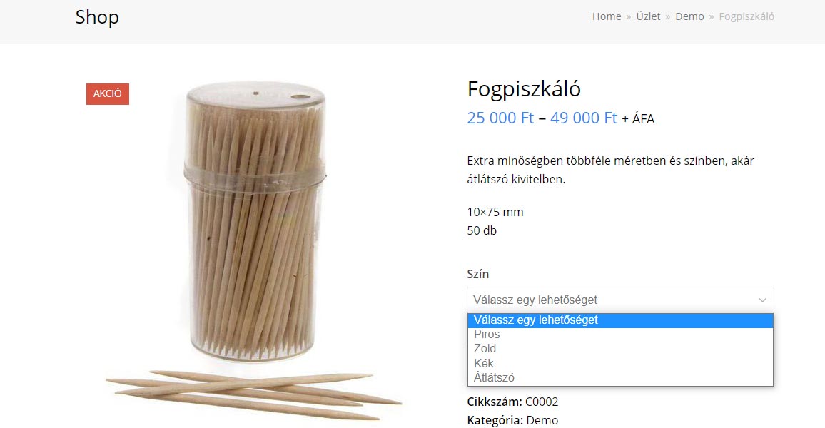 WooCommerce webáruház segédlet és kezelési útmutató 13