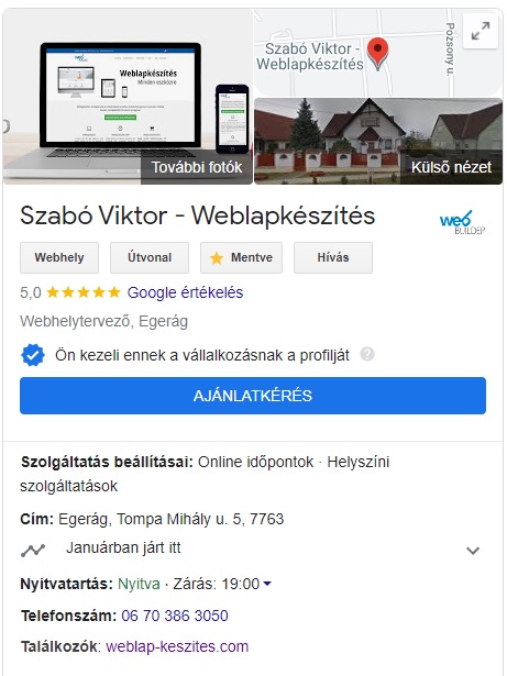 Hogyan legyen Google Cégem