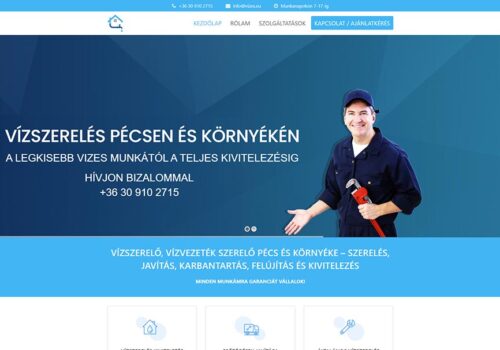 weblapkészítés Deme Attilia vizes részére