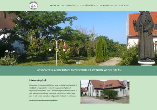 Weblapkészítés a Dorothea Otthon részére