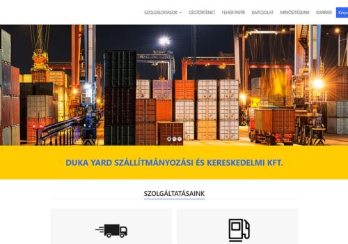 Honlapkészítés a Dukayard részére