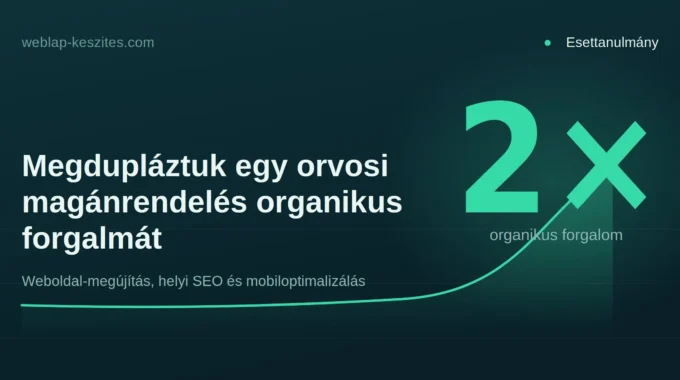Weblapkészítés esettanulmány